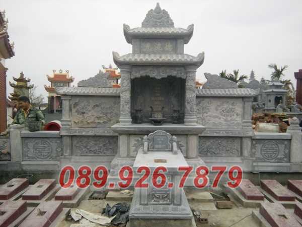 Lăng mộ đá - mẫu lăng mộ bằng đá đẹp bán Bạc Liêu - Khuôn viên lăng