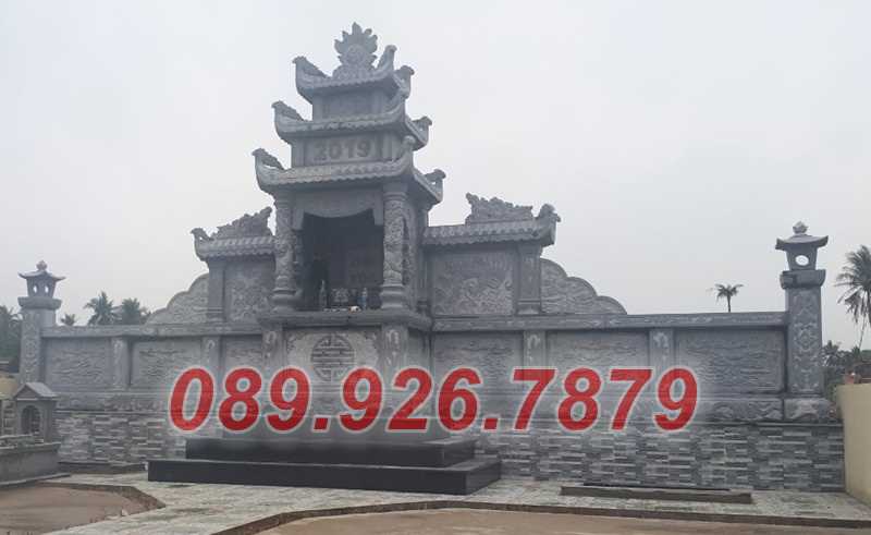 Lăng mộ đá - mẫu lăng mộ bằng đá đẹp bán Bạc Liêu - Khuôn viên lăng