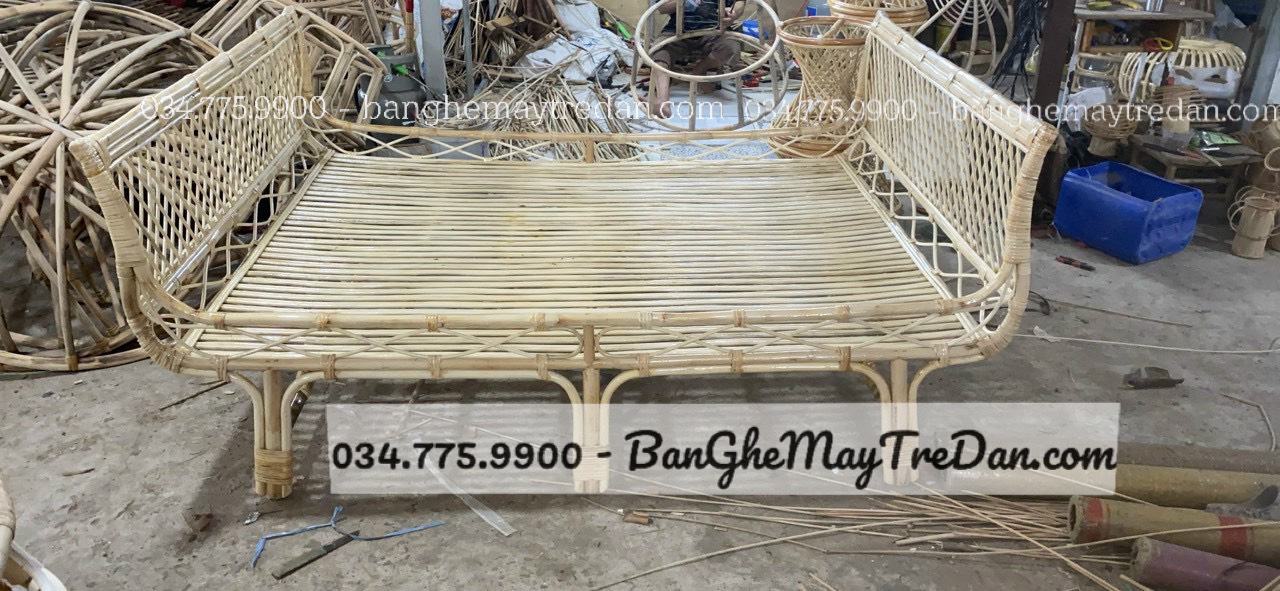 Giường mây tự nhiên chất lượng cao tại Sài Gòn