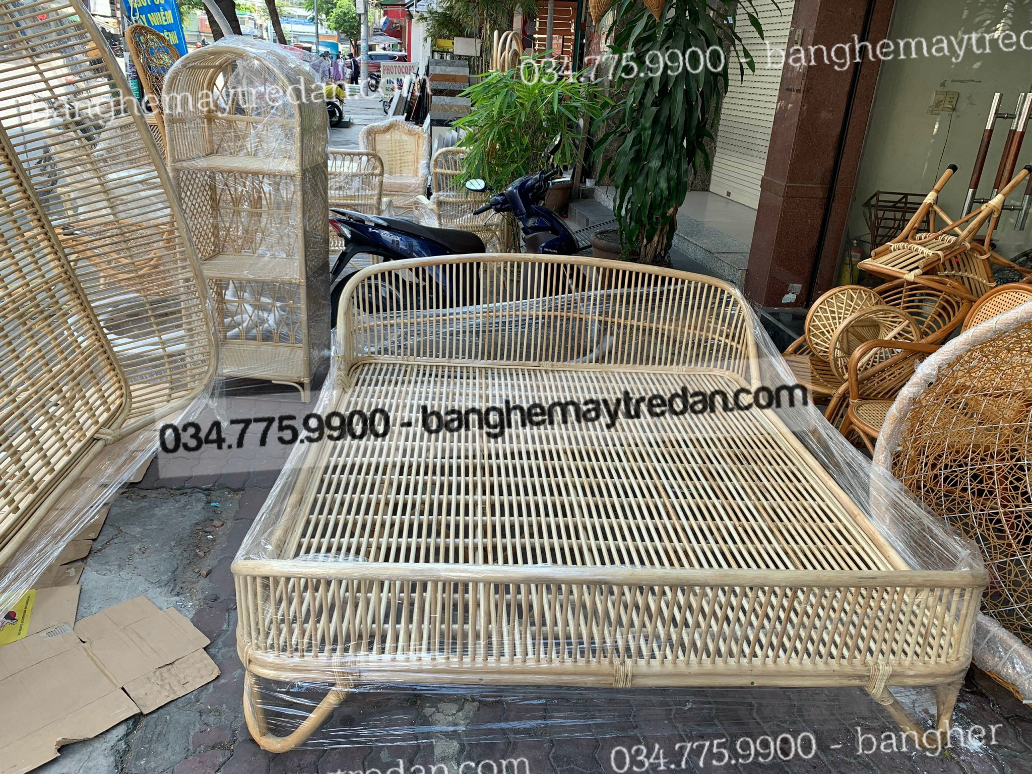Giường mây tự nhiên chất lượng cao tại Sài Gòn