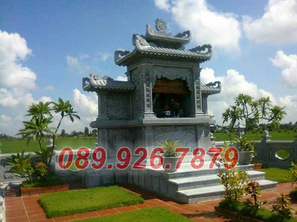 Lăng mộ đá- Khuôn viên lăng mộ bằng đá đẹp bán long an - Lăng mộ tổ