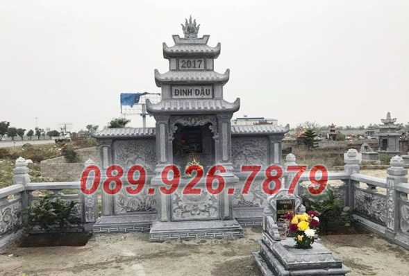 Lăng mộ gia đình - mẫu lăng mộ đá đẹp bán tiền giang, nhà mồ nghĩa tra