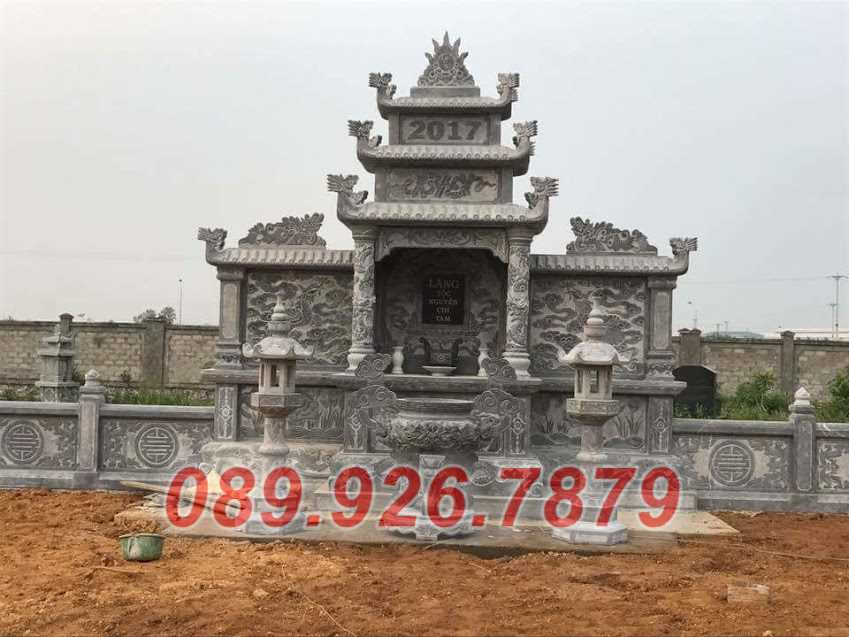 Lăng mộ đá - Mẫu lăng thờ đá gia đình dòng họ nghĩa trang nhà mồ đẹp