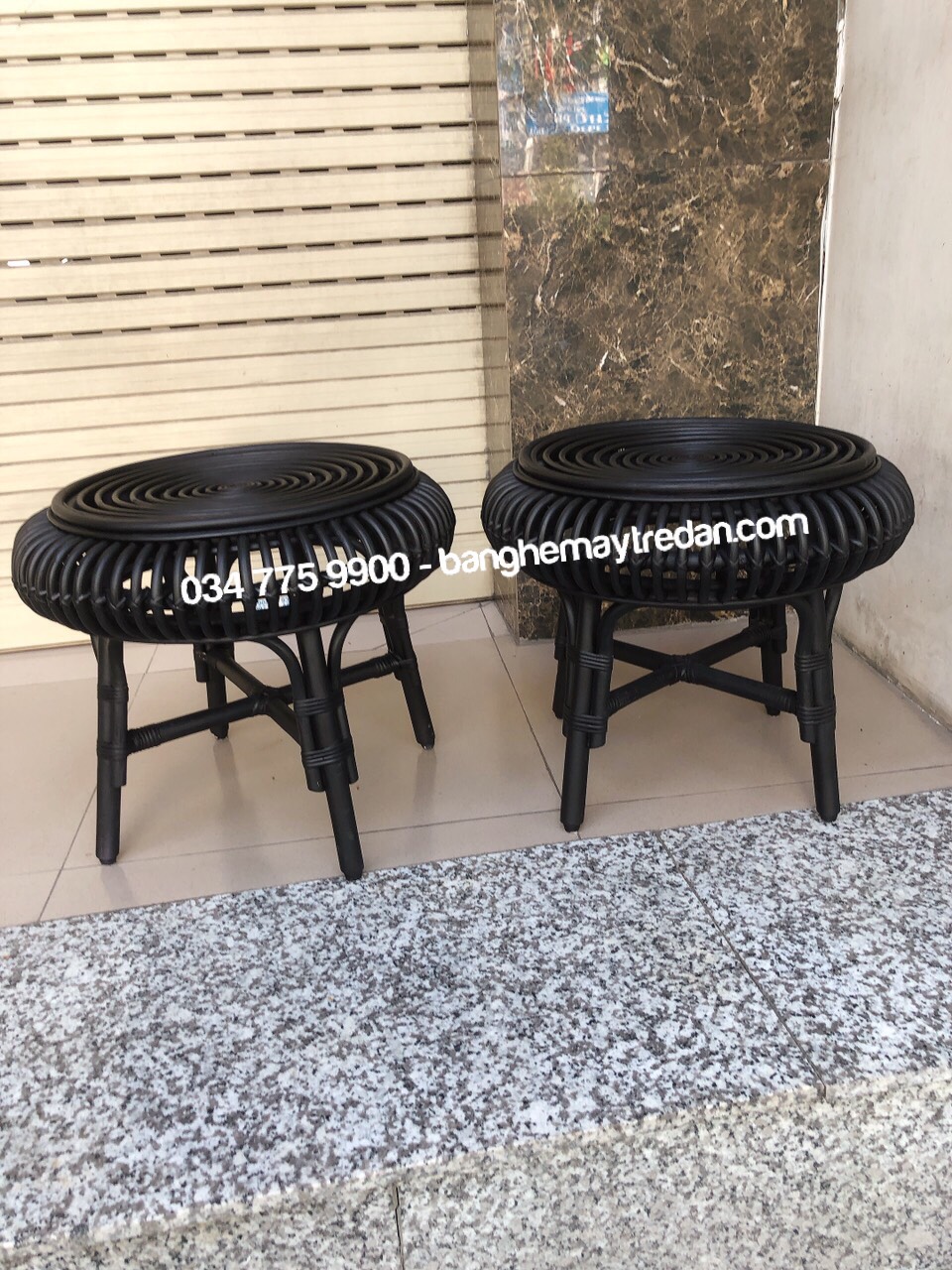 Bộ ghế mây nhỏ gọn tiện lợi - Mây Tre Lục Bình