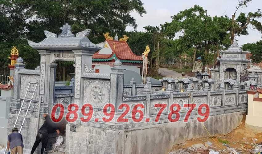 Khu lăng mộ đá - mẫu lăng mộ gia đình bằng đá đẹp bán trà vinh