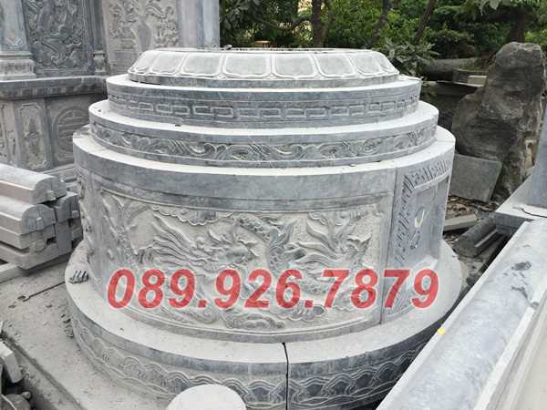 Mộ đá tròn - Mẫu mộ đá tròn đẹp chôn cất tro hài cốt bán đồng tháp