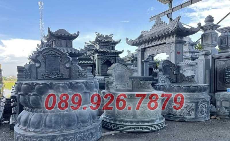 Mộ đá tròn - Mẫu mộ tròn đá cao cấp hiện đại bán tiền giang,