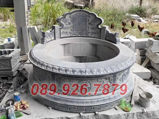 Mộ đá tròn - Mẫu mộ tròn đá cao cấp hiện đại bán tiền giang,