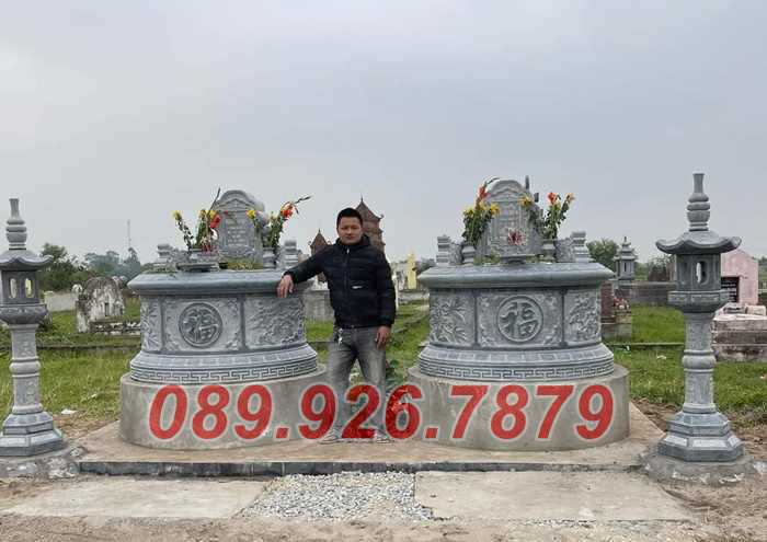 Mộ đá tròn - Mẫu mộ đá tròn đẹp chôn cất tro hài cốt bán đồng tháp