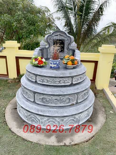 Mộ đá tròn - Mẫu mộ tròn bằng đá đẹp bán kiên giang, mộ đá tam cấp
