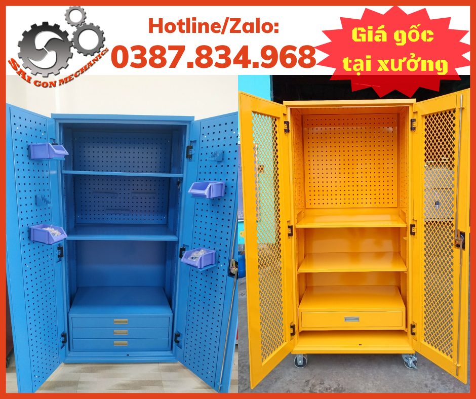 Tủ đồ nghề cơ khí, tủ dụng cụ giá xưởng