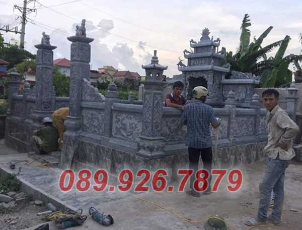 Nhà mồ đá - Mẫu nhà mồ song thân ba má ông bà gia đình đẹp bán gia lai