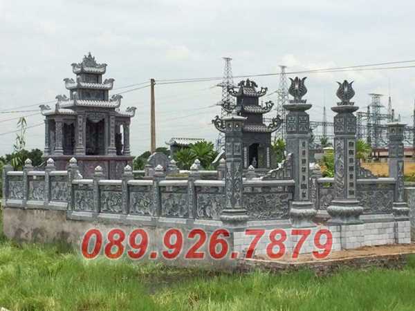 Nhà mồ đá - Mẫu nhà mồ tổ tiên ông bà bằng đá xanh đẹp bán bến tre