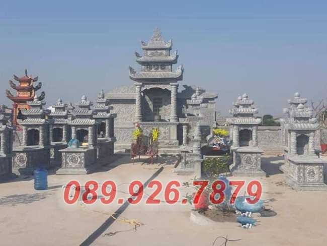 Nhà mồ đá - Mẫu nhà mồ tổ tiên ông bà bằng đá xanh đẹp bán bến tre
