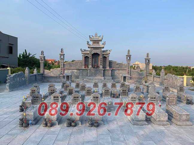 Nhà mồ đá - Mẫu nhà mồ ông bà tổ tiên bằng đá xanh đẹp bán bình thuận