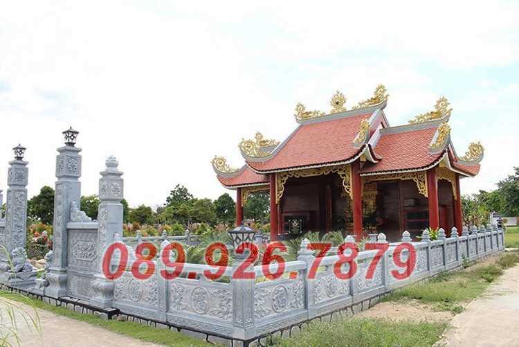 Nhà mồ đá - Mẫu nhà mồ ông bà tổ tiên bằng đá xanh đẹp bán bình thuận