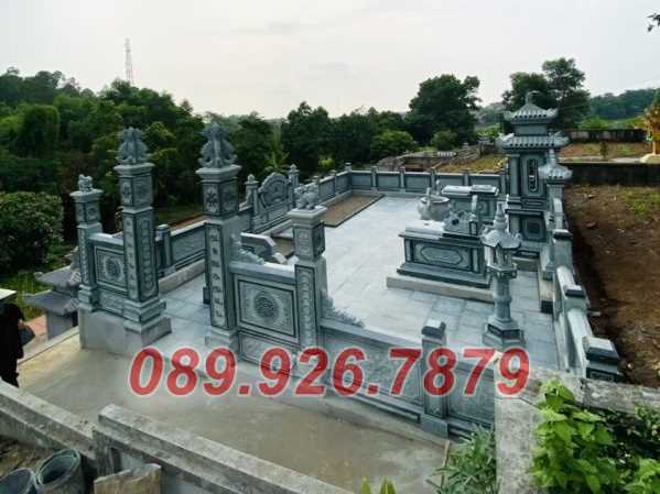 Nhà mồ đá - Mẫu nhà mồ ông bà tổ tiên bằng đá xanh đẹp bán bình thuận