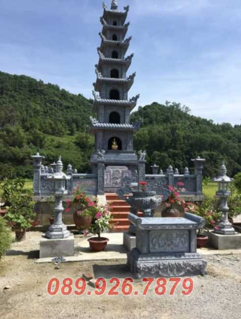 Nhà mồ đá - Mẫu nhà mồ tổ tiên ông bà bằng đá xanh đẹp bán đồng tháp