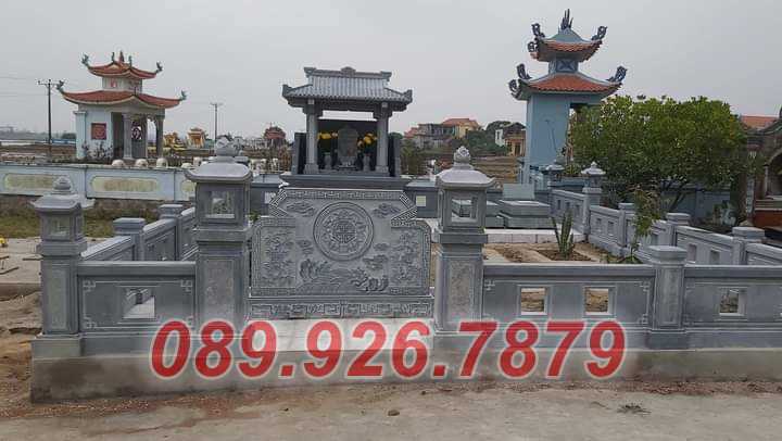 Nhà mồ đá - Mẫu nhà mồ tổ tiên ông bà bằng đá xanh đẹp bán long an