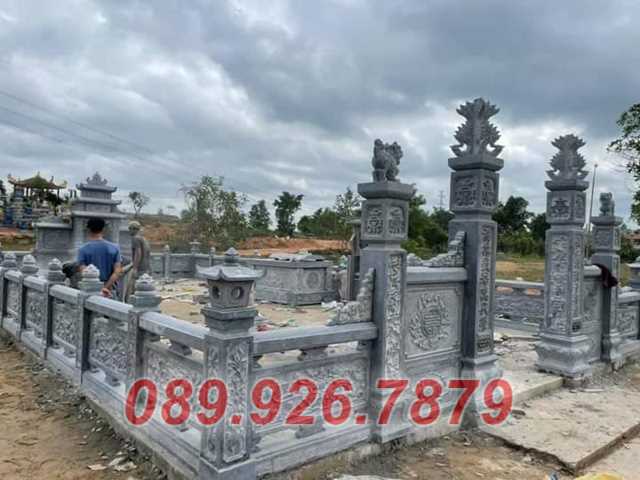Nhà mồ đá - Mẫu nhà mồ tổ tiên ông bà bằng đá xanh đẹp bán đồng tháp