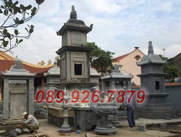 tháp mộ đá - mẫu tháp mộ đá sư thầy để tro hài cốt bán khánh hòa