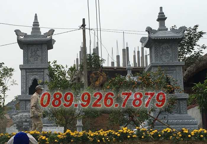 tháp mộ đá - mẫu tháp mộ đá sư thầy để tro hài cốt bán khánh hòa