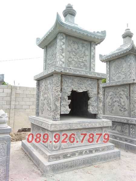 Tháp mộ đá - mẫu mộ tháp đá sư thầy để tro hài cốt bán bình dương