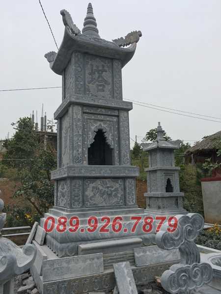 Tháp mộ đá - mẫu mộ tháp đá sư thầy để tro hài cốt bán bình dương