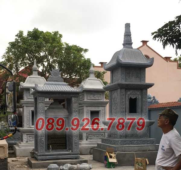Tháp mộ đá - mẫu mộ tháp đá sư thầy để tro hài cốt bán bình dương