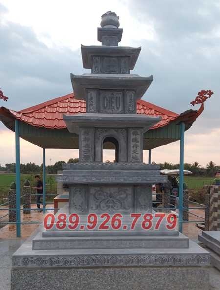 Tháp mộ đá - mẫu mộ tháp đá sư thầy để tro hài cốt bán bình dương