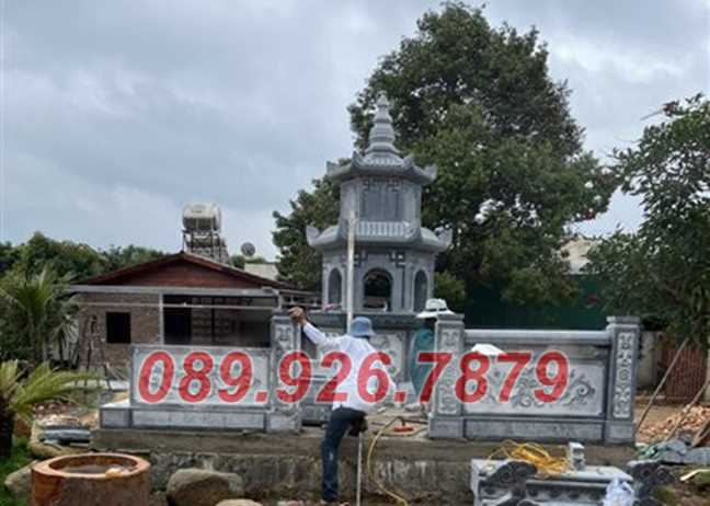 Tháp mộ đá - Mẫu mộ tháp đá sư thầy để tro hài cốt bán đồng nai
