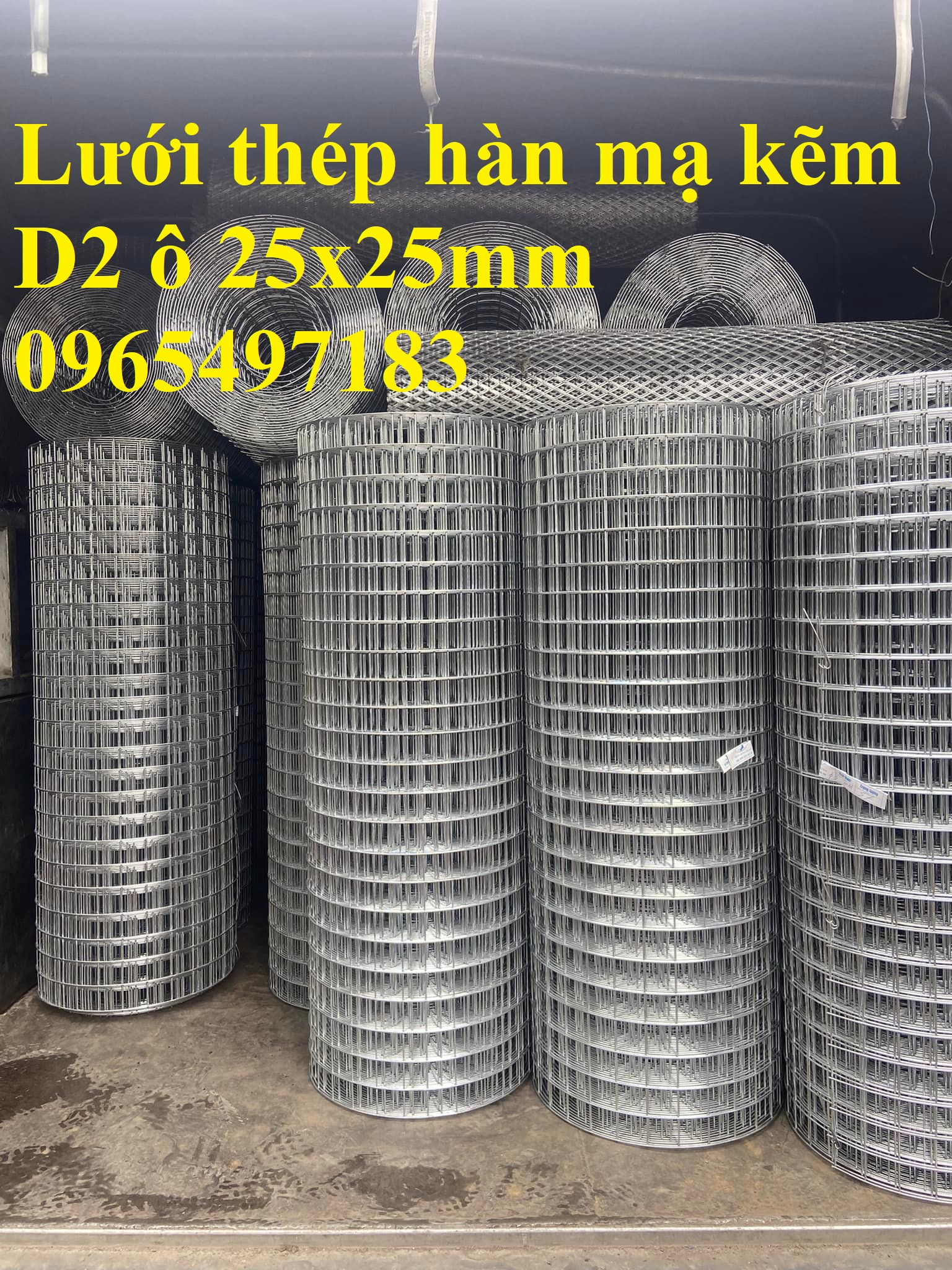 Lưới thép hàn mạ kẽm phi 2 ô 25x25 , lưới thép hàn D2 a 25x25 mạ kẽm
