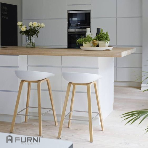 Ghế bar 75cm chân cố định thân nhựa PP CB HAY-P  Nội Thất Furni
