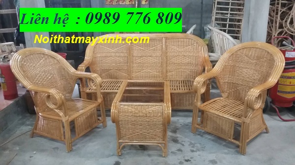 Bàn ghế sofa mây tự nhiên để trong nhà giá rẻ
