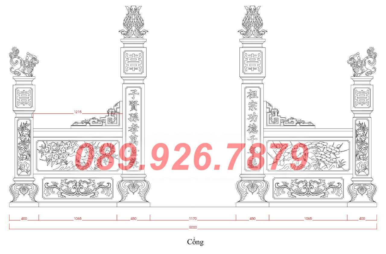 Cổng đá - Mẫu cổng bằng đá đẹp bán gia lại , cổng chùa miếu từ đường