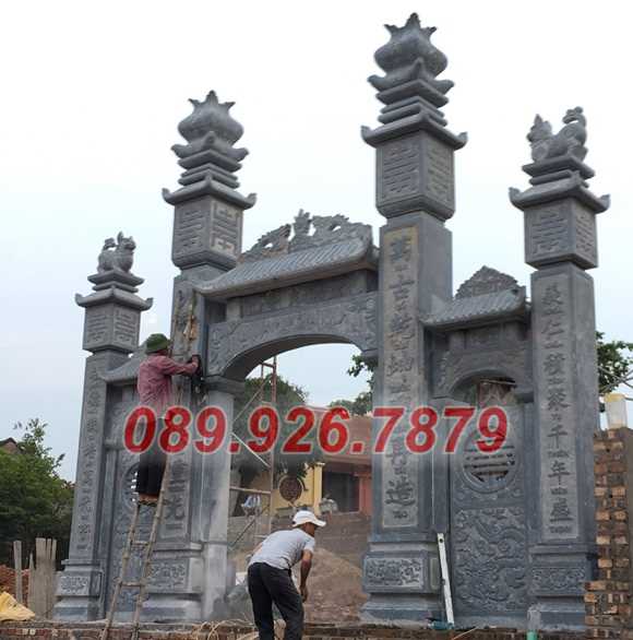 Cổng đá -Mẫu cổng bằng đá đẹp bán sài gòn, cổng đá chùa đình miếu nhà