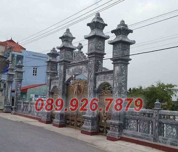 Cổng đá - Mẫu cổng bằng đá bán khánh hòa, cổng chùa đình miếu nhà thờ
