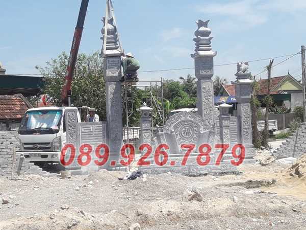 Cổng đá - Mẫu cổng bằng đá bán khánh hòa, cổng chùa đình miếu nhà thờ