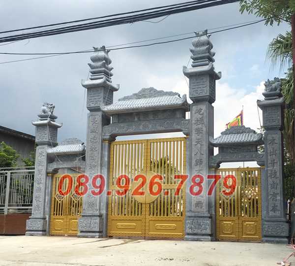 Cổng đá - Mẫu cổng bằng đá đẹp bán ninh thuận, cổng nhà thờ miếu chùa