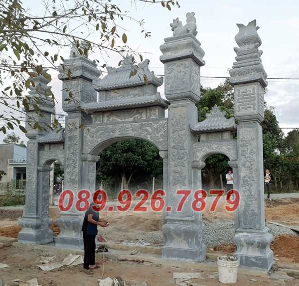 Cổng đá - Mẫu cổng bằng đá đẹp bán ninh thuận, cổng nhà thờ miếu chùa