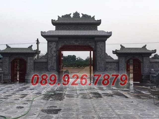 Cổng đá - Cổng bằng đá đẹp bán kiên giang, cổng tam quan tứ trụ lăng