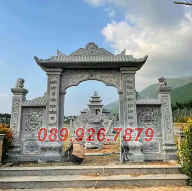 Cổng đá - Mẫu cổng bằng đá đẹp bán bình thuận, cổng nhà thờ chùa miếu