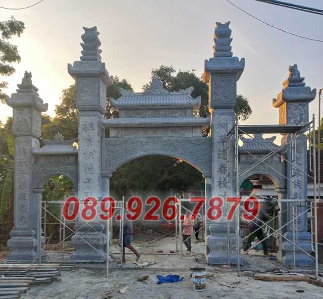 Cổng đá - Mẫu cổng bằng đá đẹp bán kon tum, cổng nhà thờ chùa miếu