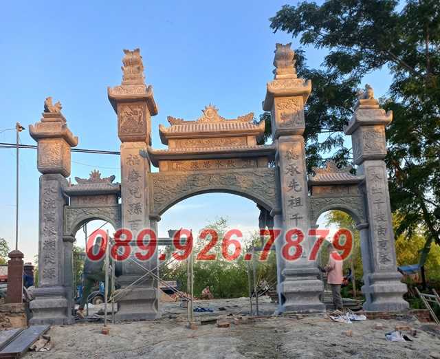 Cổng đá - Mẫu cổng bằng đá đẹp bán kon tum, cổng nhà thờ chùa miếu