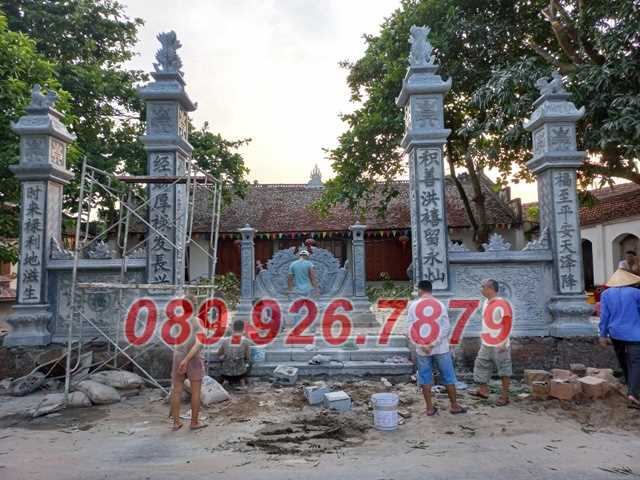 Cổng đá - Mẫu cổng bằng đá đẹp bán an giang - cổng đá tam quan tứ trụ