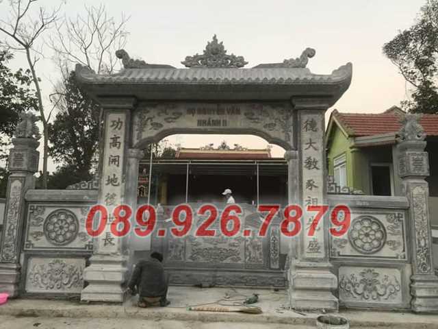 Cổng đá - Mẫu cổng bằng đá đẹp bán an giang - cổng đá tam quan tứ trụ