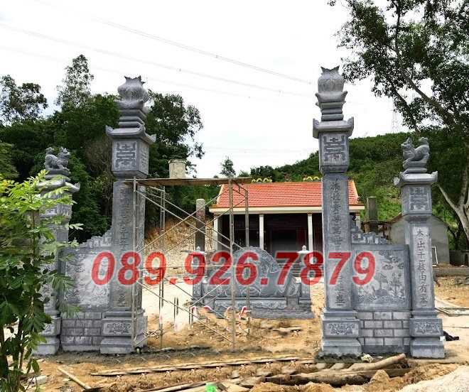 Cổng đá - Mẫu cổng bằng đá đẹp bán Sóc Trăng - Cổng nhà thờ miếu chùa