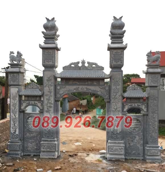 Cổng đá - Mẫu cổng bằng đá đẹp bán Sóc Trăng - Cổng nhà thờ miếu chùa