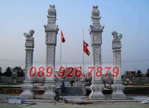 Cổng đá - Mẫu cổng bằng đá đẹp bán bến tre - Cổng đá tam quan tứ trụ