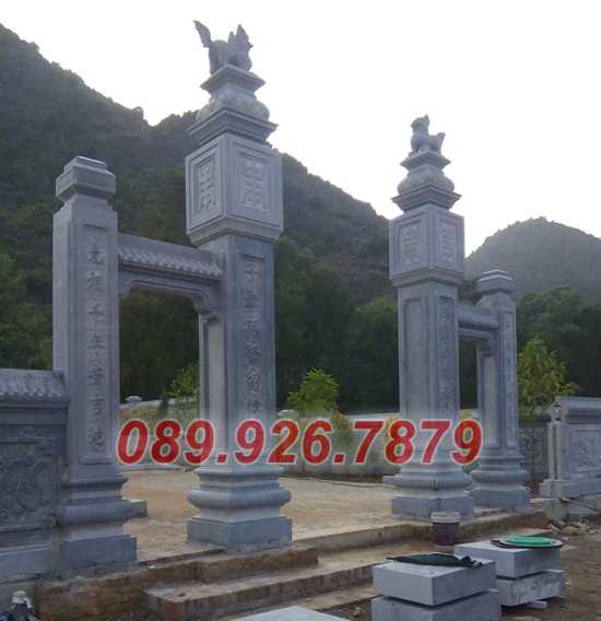 Cổng đá - Mẫu cổng bằng đá đẹp bán bến tre - Cổng đá tam quan tứ trụ